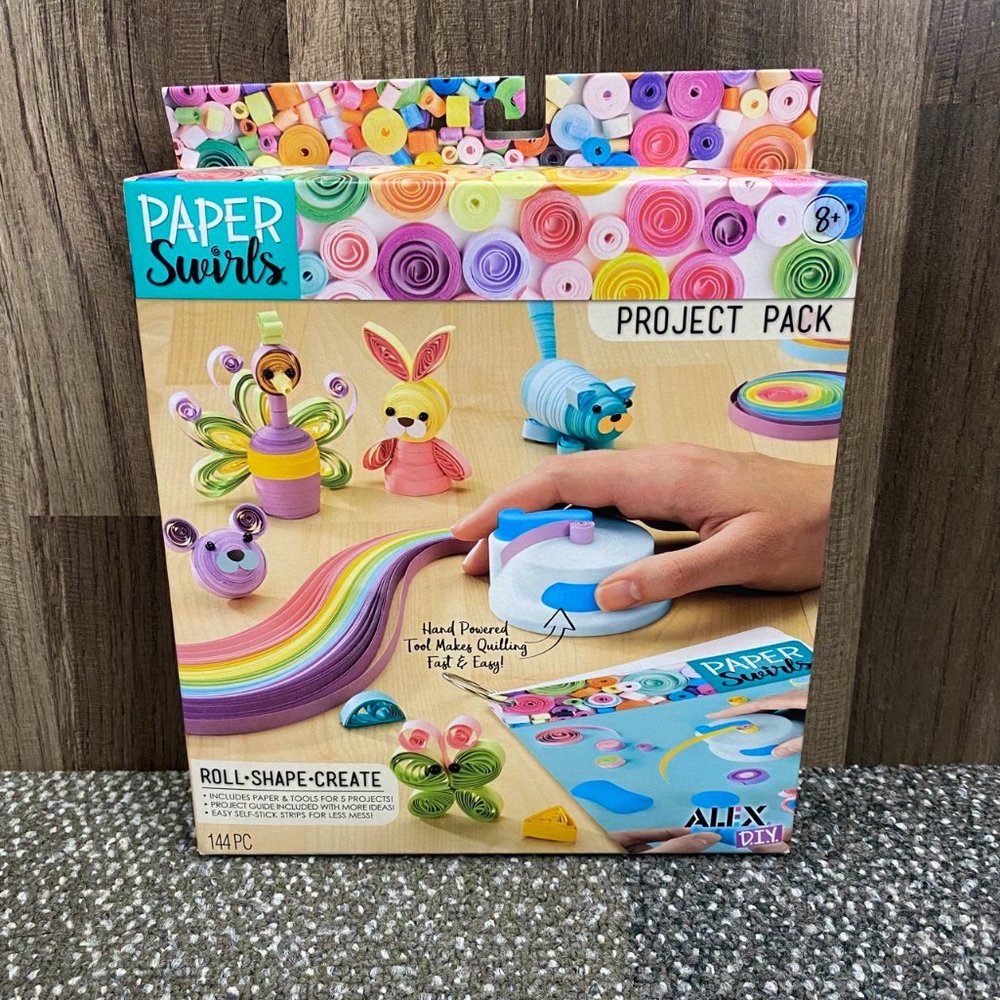 Alex DIY Paper Swirls Project Pack Kids Art and Craft Activity